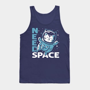 Need Space Cat Tank Top